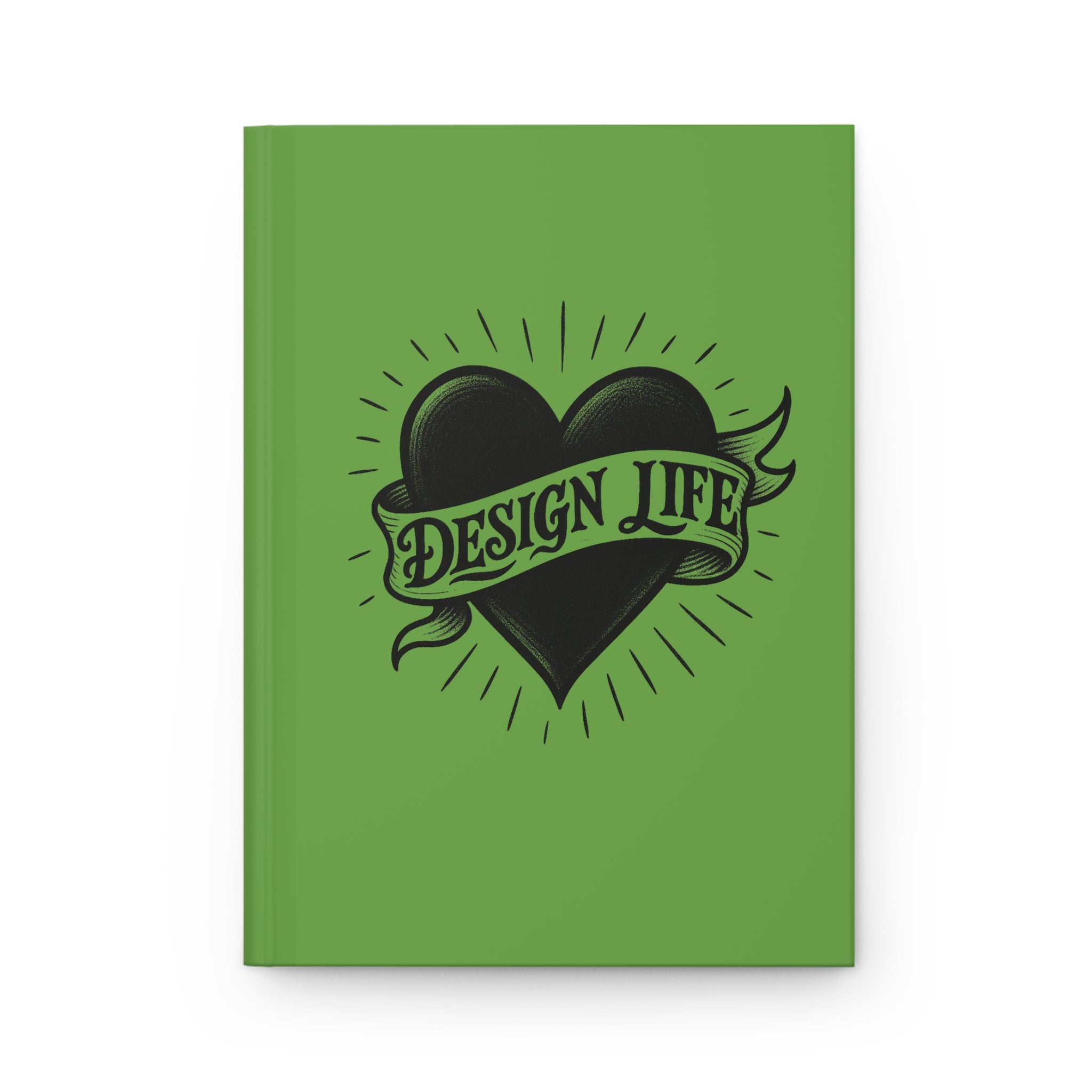 Design Life | Write This Way | Hardcover Journal -Green