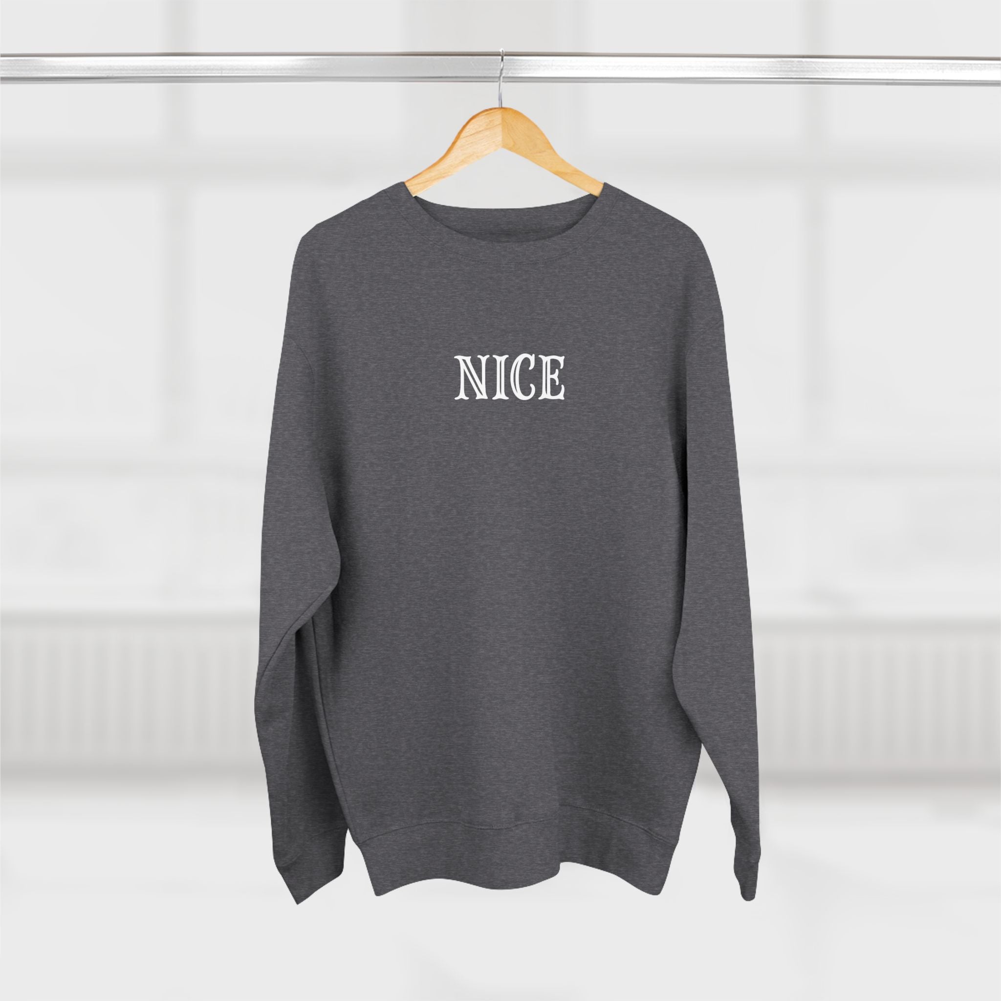 My Sister | make it NICE | Unisex Charcoal Crewneck Sweatshirt
