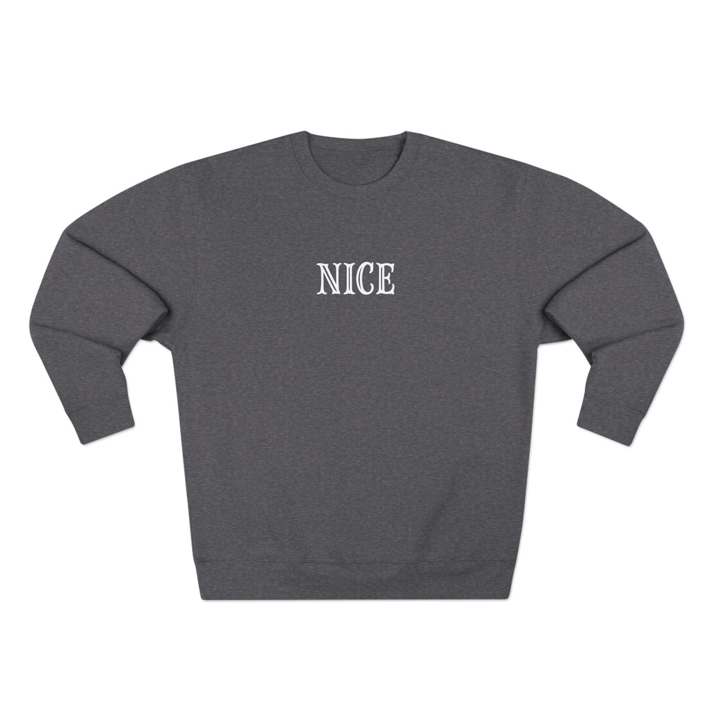 My Sister | make it NICE | Unisex Charcoal Crewneck Sweatshirt