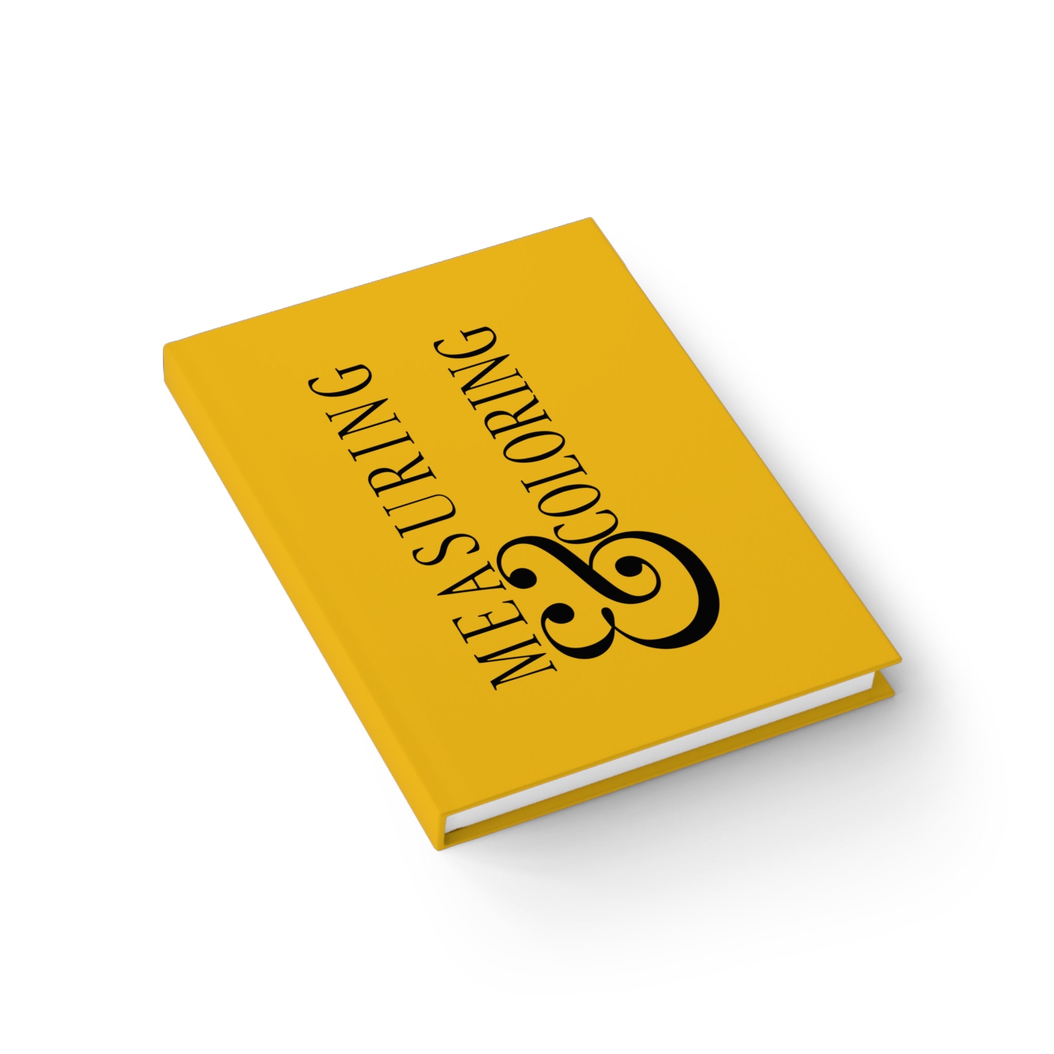 Like it's my job, Measuring & Coloring  | Write This Way | Yellow Sketch Notebook