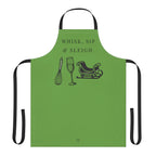 Whisk, Sip & Sleigh | Talk Cooking to Me - Celebrate! Apron/Green