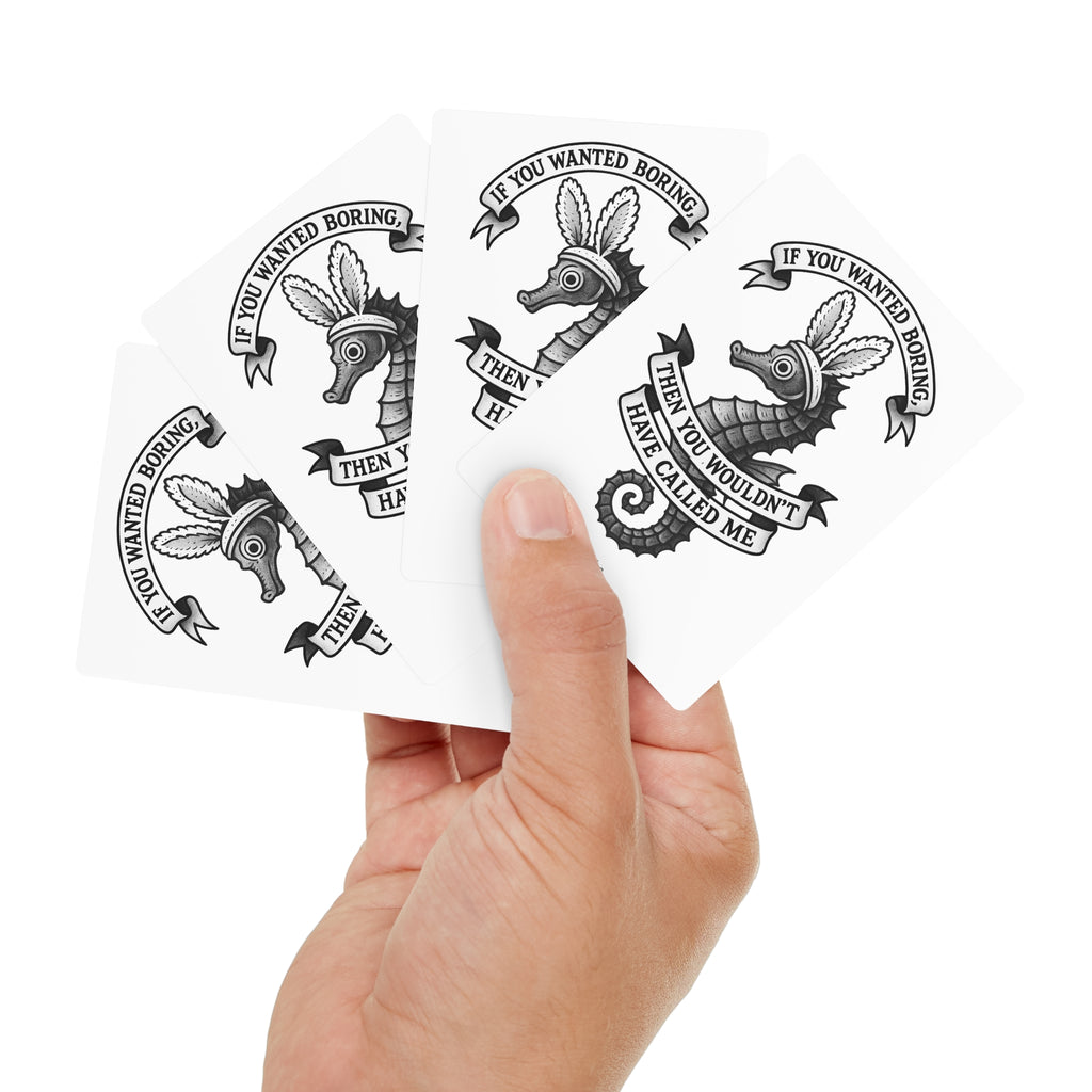 Bunny Ears | Design Life | Poker Cards- Glossy White