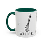 Whisk, Sip & Sleigh | Talk Cooking To Me | Celebrate! Red or Green Mug (11oz & 15oz)
