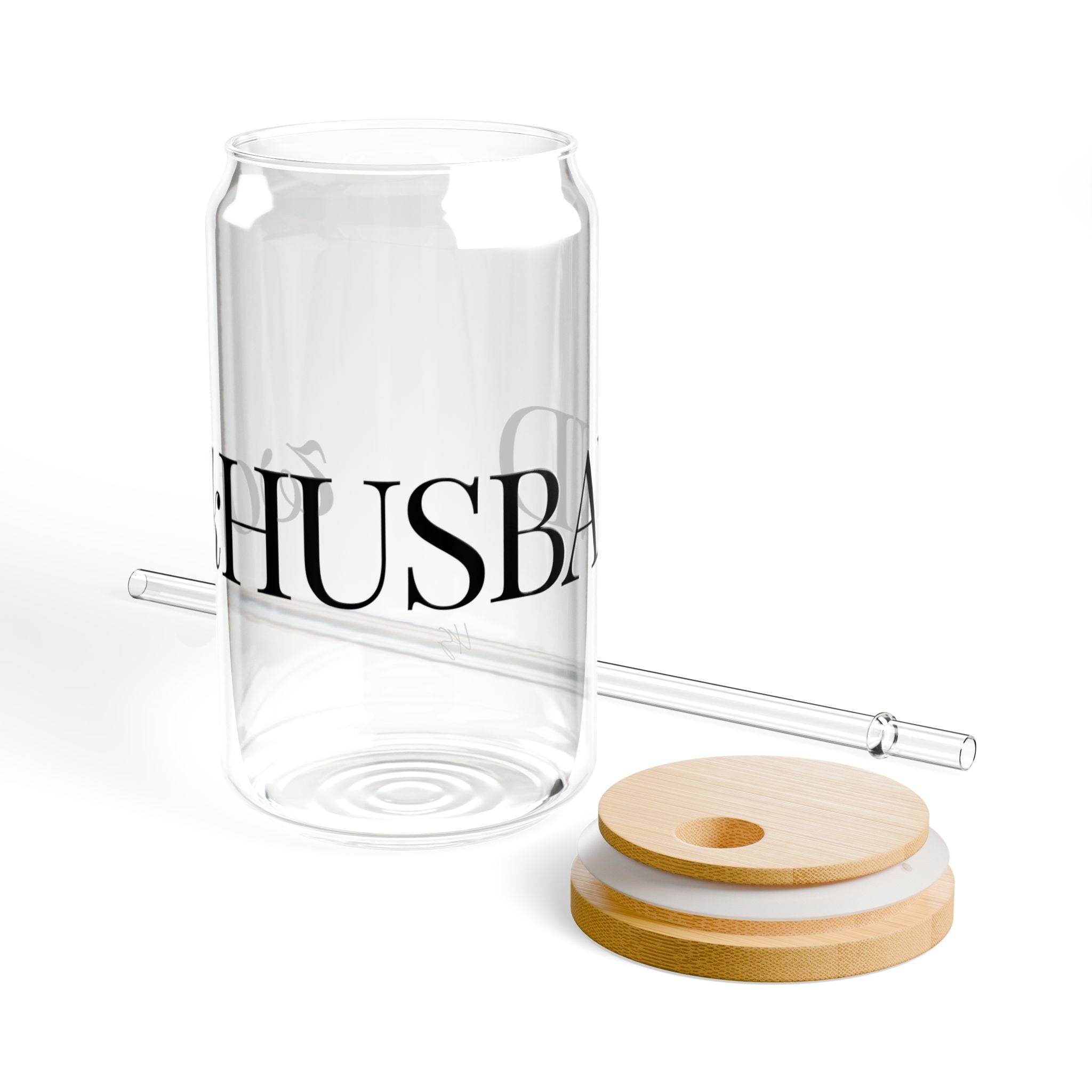 work Husband | make it NICE | 16oz Glass Sipper Cup