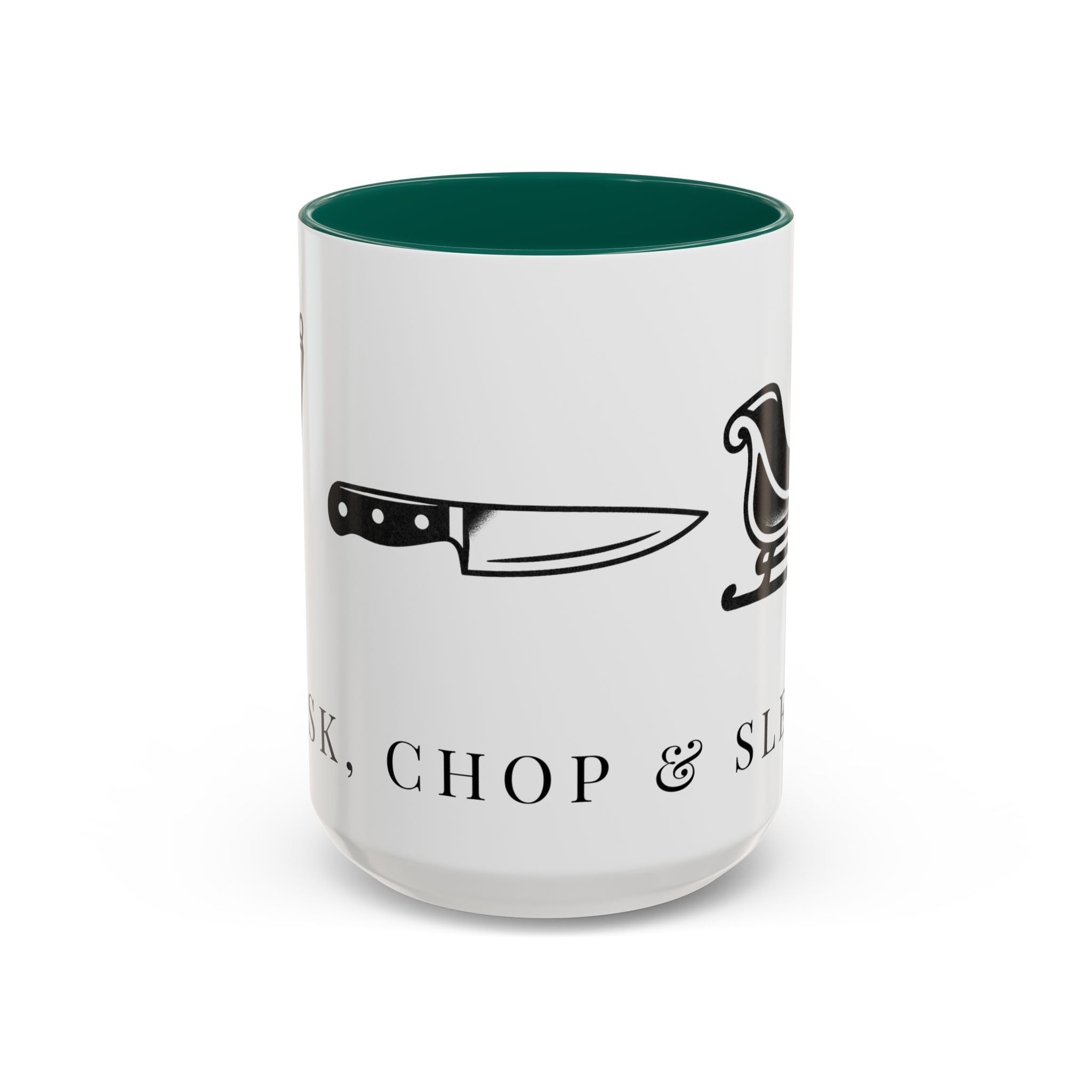 Whisk, Chop, Sleigh | Talk Cooking To Me | Celebrate! Red or Green Mug