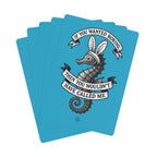 Bunny Ears | Design Life | Poker Cards- Glossy Turquoise
