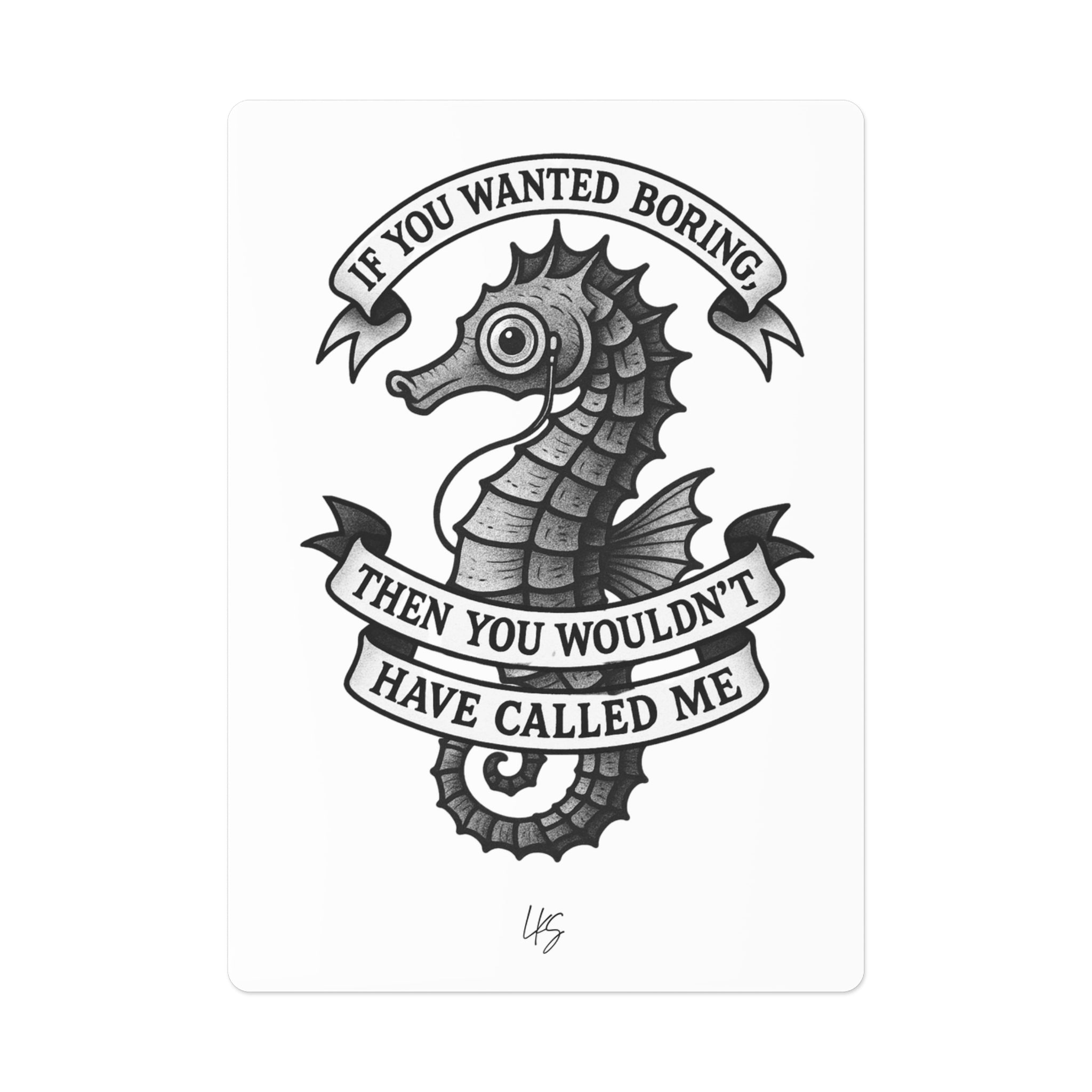 Feeling Seen | Design Life | Poker Cards- Glossy White