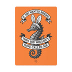 Bunny Ears | Design Life | Poker Cards- Glossy Orange