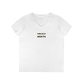 Megatron | Employee of the Month | Women's V Neck T- White