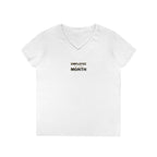 Megatron | Employee of the Month | Women's V Neck T- White