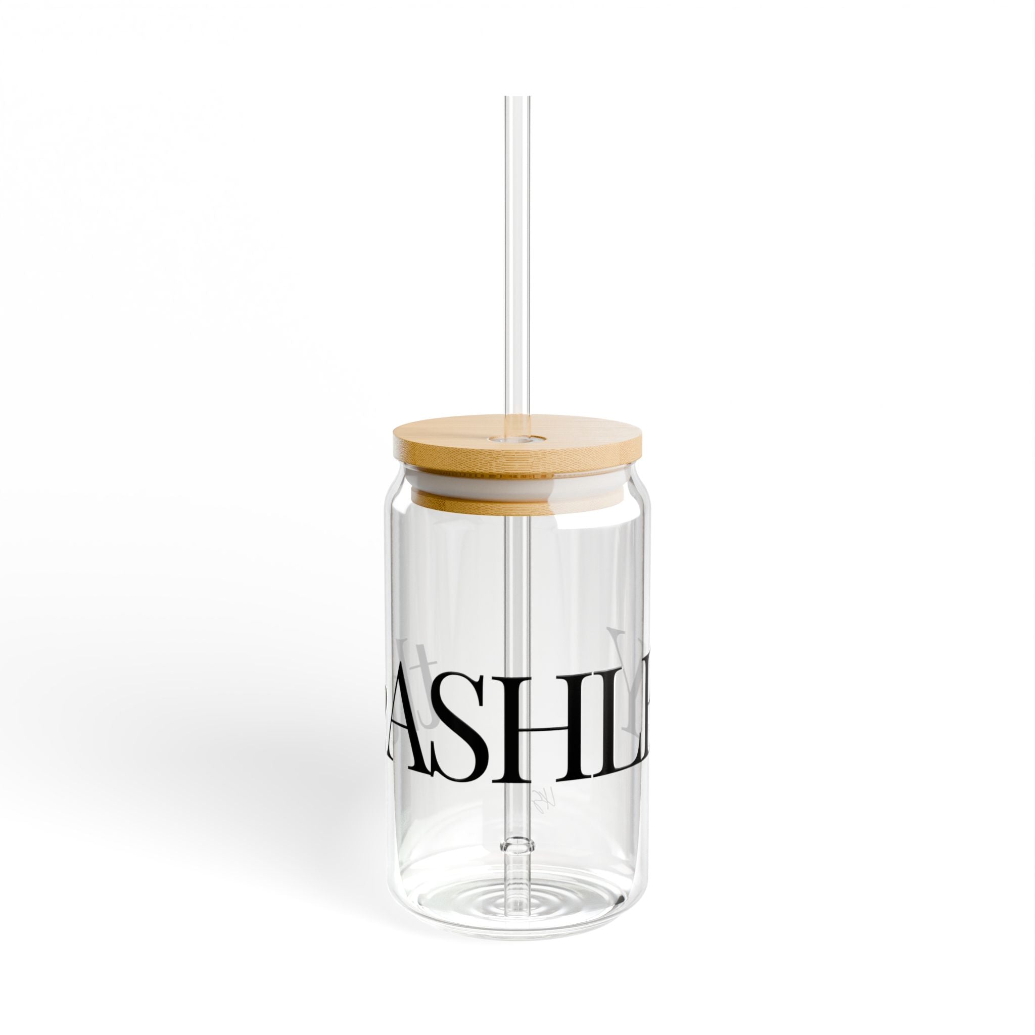 the Ashley | Design Family| 16oz Glass Sipper Cup