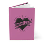Design Life | Write This Way | Hardcover Journal -Pink