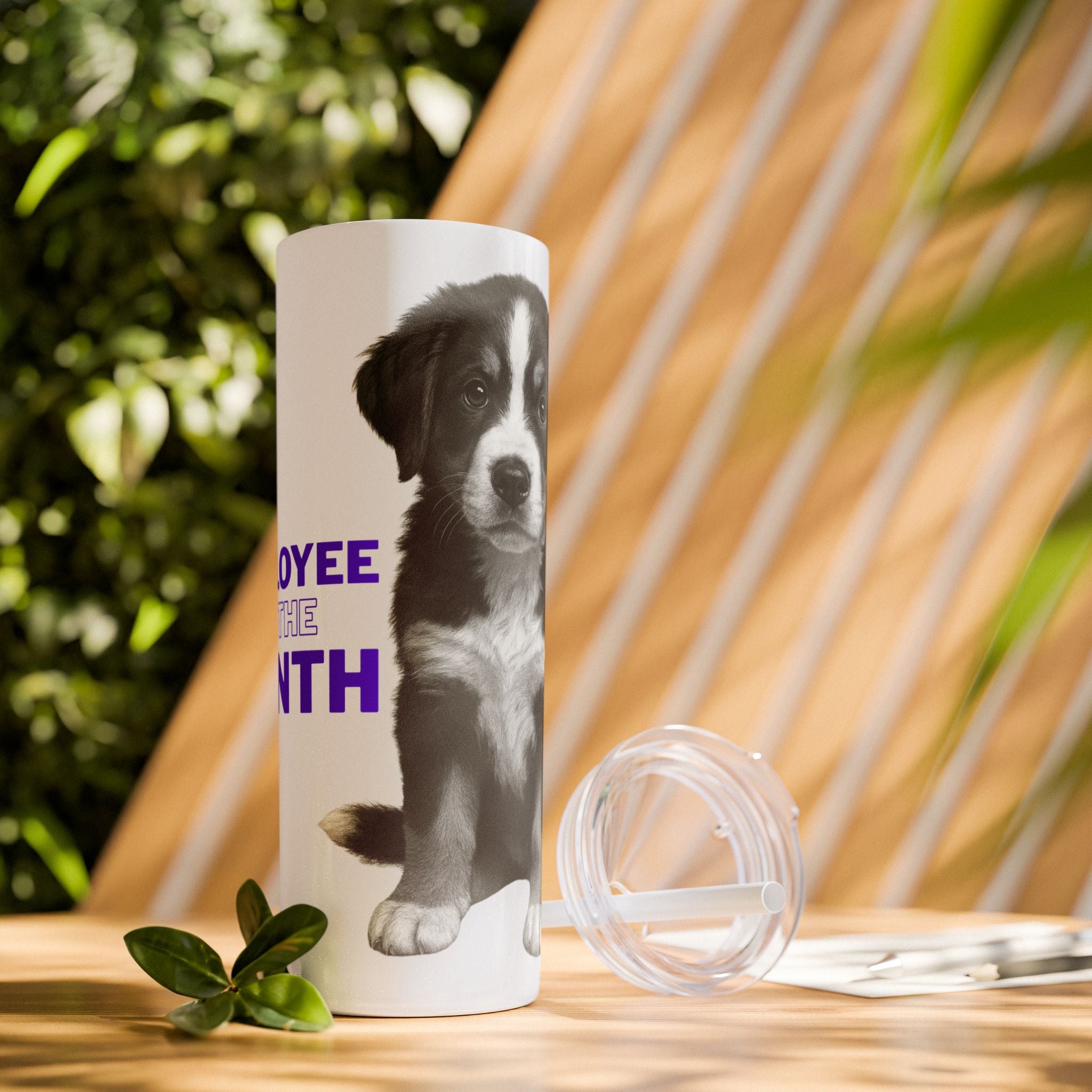 Bernie | Employee of the Month | Skinny Tumbler with Straw — 20oz