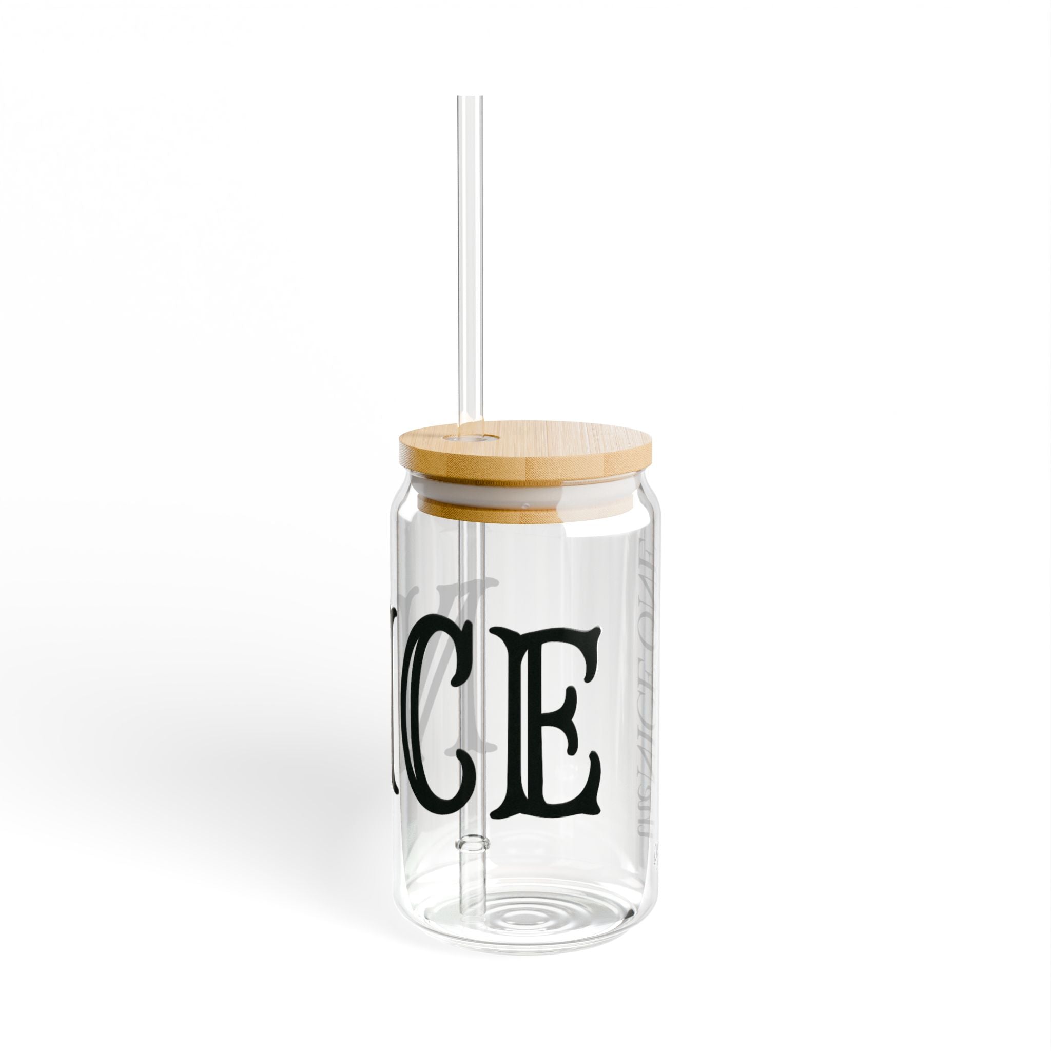 the Nice One | make it NICE | 16oz Glass Sipper Cup