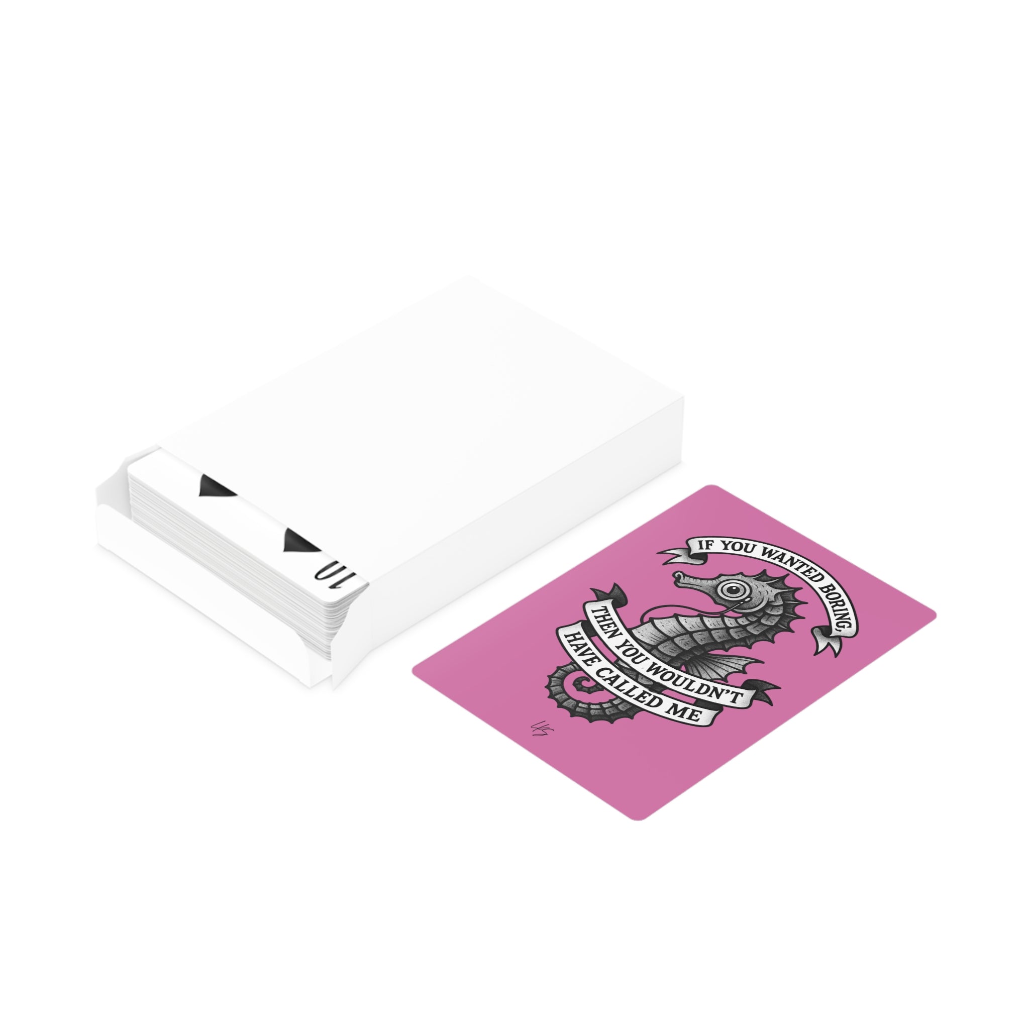 Feeling Seen | Design Life | Poker Cards- Glossy Pink