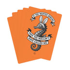 Bunny Ears | Design Life | Poker Cards- Glossy Orange