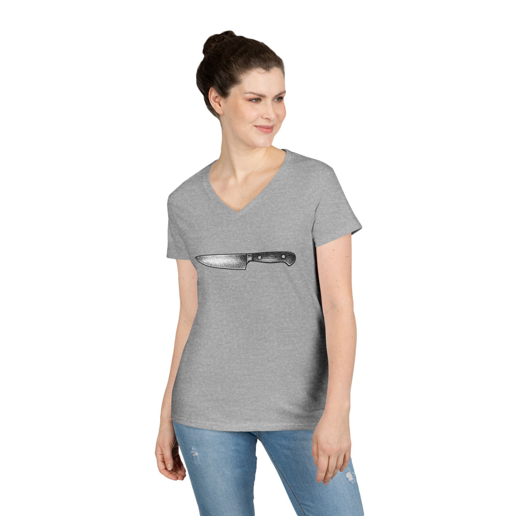 Chop It Like It’s Hot | Talk Cooking to Me Collection | Women's V Neck T