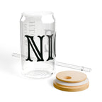 We Can't Both | make it NICE | 16oz Glass Sipper Cup