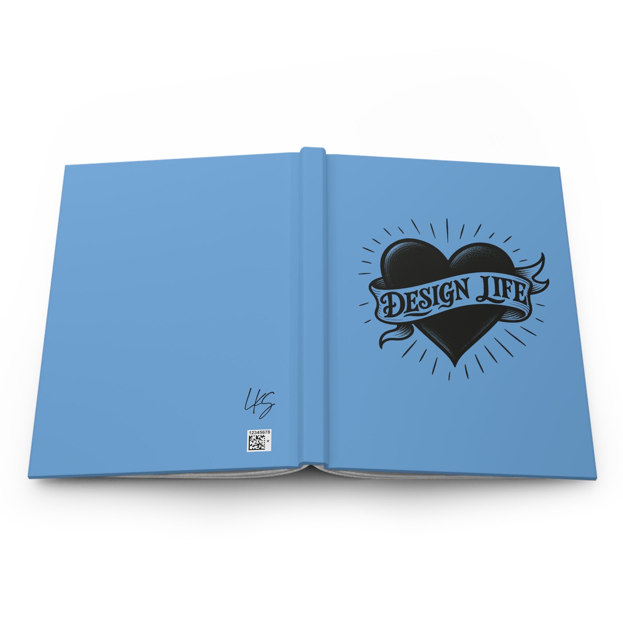 Design Life | Write This Way | Hardcover Journal -Blue