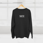 The Nice One | make it NICE | Unisex Black Crewneck Sweatshirt