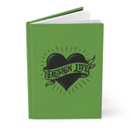 Design Life | Write This Way | Hardcover Journal -Green