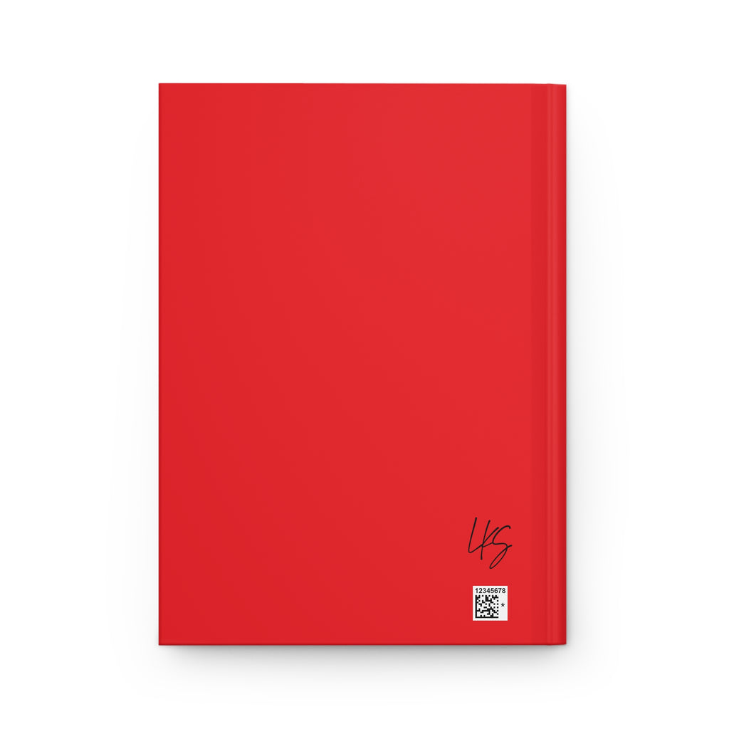 Design Life Heart | Design Life | Hardcover Journal -Red